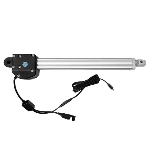 Heavy Duty Linear Actuator Replacement Motor For Power Recliner And Lift Chairs Smooth Ride Setup with 2 Pin Power Plug visible.