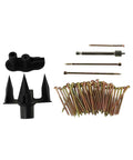 Squeaky Floor Repair Kit With 250 Screws And Precision Tools, including screws, alignment tools, for hardwood and carpeted floors.