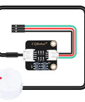 Non Contact Liquid Level Sensor For Closed Containers Compatible With Arduino Raspberry Pi And Other Microcontrollers shown with wiring