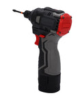 Heavy Duty Cordless Drill Set With 16.8V Brushless Motor And Knockout Power Delivery Featuring Smooth Variable Speed Control And Hella Comfortable Grip For Any Weekend Warrior Project side view showcasing ergonomic grip and compact design.