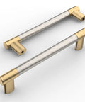 Badass 10 Pack Cabinet Pulls And Drawer Hardware Featuring Brushed Nickel And Gold Finishes with a vintage design and heavy-duty material.