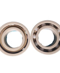 Precision Miniature Ball Bearings 7X22X7MM High Speed Rotation Low Vibration Noise Micron Tolerance 100 Piece Set view of two bearings.