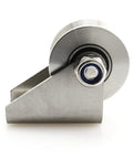 Built Tough Detachable V Groove Pulley Offering Dead Silent 304 Stainless Steel Roller Track Plus Rust Proof Heavy Duty Sliding Wheel Hardware for smooth installations