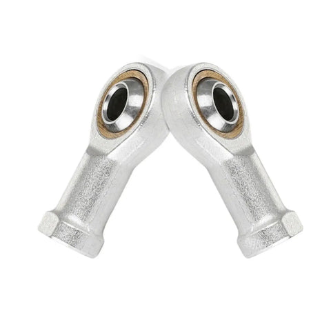Rock Solid Fish Eye Rod End Joint Bearing Self Aligning Solid Forged Steel Bearing Ball, right-hand view, hydraulic motorcycle use.