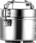 Stainless steel top view of Powerful Grain Grinder For Home Or Light Pro Kitchen Use, Dry Milling Machine, 800g Capacity