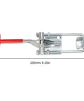 Heavy Duty Toggle Latch Clamp With Quick Release Lever Handle For Secure Truck Cabinets And Boxes Engineering Machinery Equipment Durable Metal Fastener Hardware, 235mm size