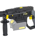 18V Cordless Hammer Drill In Black with low kickback chuck, designed for durability and ease in masonry and wall studs.