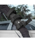 Durable Fire Extinguisher Holder With Adjustable Mount Strap For Jeep Wrangler JK JL TJ CJ YJ And 2020 2023 Gladiator JT Black