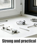Dead Quiet Curtain Pulley Rollers With Hidden Rail Track And Dual Wheel Design For Heavy Drapes and nearby tools on a clean surface.