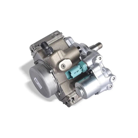 Badass High-Pressure Diesel Fuel Injection Pump Heavy Duty for Common Rail Engines 28526895 close-up view with electrical connector and fittings.