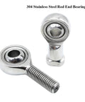 Heavy Duty 304 Stainless Steel Rod End Bearing featuring smooth self aligning motion and rock solid load capacity.