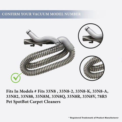 Replacement Hose Attachment Assembly For Spot Bot Vacuum Cleaner Easy Install Snap In Compatible With 33N8 Series Models