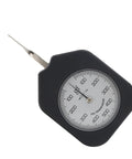 Portable Gram Tension Meter Single Pointer Dynamometer With 500G Range For Dead Simple Pull Force Testing, black and silver design.