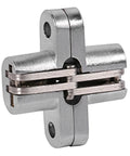 Space Saving 180 Degree Folding Door Cross Hinge Concealed Hidden Cabinet Door Hardware Zinc Alloy Support