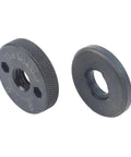Heavy Duty Angle Grinder Flange Set With Beast Mode Inner Outer Clamps, solid metal pair for locking cutting discs.