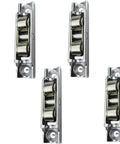 Plastic Steel Reinforced Buttery Smooth Glide Sliding Window Rollers Type 88 Twin Groove Door Pulleys with pre-greased bearings.