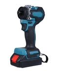 Heavy Hitter 21V Cordless Drill With 55Nm Badass Torque And Dual Speed Switches, featuring ergonomic design and battery pack.