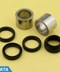 Heavy Duty Washer Center Post Bearing And Seal Kit Replacement Part includes metal sleeves and black seals for DIY repairs.