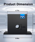 AC Current Sensing Relay For 0 To 30 Amps Normally Open Switch Output Current Monitoring Relay dimensions shown with magnetic induction