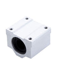 Four Pack Linear Motion Bearing Slides SCS20UU 20mm Length For CNC Machines And 3D Printers Pro Grade Precision Tooling Rails Slick Guide Blocks For DIY Projects And Robotics. Aluminum SCS20UU linear bearing block for 20mm shaft