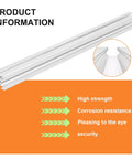 Pro Level 2020 Aluminum Extrusion White T Slot Linear Rail Kit Anodized Finish showing high-strength aluminum profile with groove.