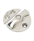 Heavy Duty 45Mm 316 Stainless Steel Boat Catch Latch With Slick Mirror Polish Bulletproof Marine Latch For Yacht Hatches Bait Wells And Console Boxes close-up view showing components