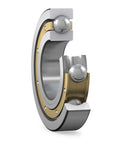 Rock Solid Single Row Deep Groove Ball Bearing With Brass Cage And Abec One Precision showing smooth spinning action and heavy duty design