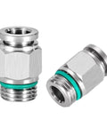 Pro Grade 50 Pcs Pneumatic Hose Fittings Set In 304 Stainless Steel Quick Release PC Air Tube Connectors M5 1 8 1 4 3 8 1 2