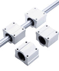 Pro Grade Linear Rolling Bearings Two Pack SCS20LUU SCS6UU SCS16LUU SCS20UU Ideal for CNC Parts and 3D Printer Upgrades High Precision Rock Solid Linear Guides for Precision Machine Tools, aluminum bearing blocks on rods