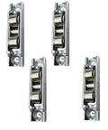 Heavy Duty Plastic Steel Sliding Door And Window Rollers Featuring Thickened Double Groove Bearings That Roll Like Butter Upgrade Your Patio Gliders With Built Tough 14Mm Or 16Mm Track Pulleys - four roller assemblies on a white background.