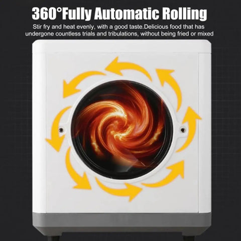 No Hassle Home Coffee Bean Roaster With Precise Temp Control And Even Stir For Deep Flavor Development Perfect For Roasting Nuts Beans And Elevating Your Morning Brew Vibes with 360-degree stir mechanism.
