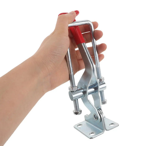 Beefy 2 Pack Heavy Duty Adjustable Toggle Latch Clamp Set, 2183 Lbs Holding Capacity, Galvanized Iron Latch With Anti Corrosion Treatment, Built For Tool Boxes, Jigs, Cabinets, And Tough Worksites on hand