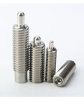Stainless Steel Long Stroke Plunger With Retractable Spring And Smooth Plastic Head Built Tough For Heavy Duty Trades, four sizes.