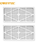 Rock Solid 5 Micron Outer Air Filter 2 Pack With Merv 10 Rating For Wen 3417 Replacement, high-efficiency dust filter.