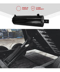 Heavy Duty Workhorse Double Acting Hydraulic Cylinder For Dump Trailers 5 Inch Bore 15.75 Inch Stroke 3500 Psi shown mounted in trailer.