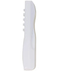 Universal Replacement Air Conditioning Remote Control For Koldfront Window Units Wac12003WCo Wtc12000W side view showing buttons and sleek design.