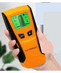 Badass Pro Wall Scanner And Stud Finder With Waterproof Pipe Locator Sensor For Deep Wire Detection And No Frills Setup That Knocks Out Hidden Blockages Straight Up displayed in hand with digital screen.
