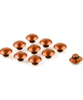 Orange M6 Hex Socket Head Cap Covers 10 Pack Universal Aluminum Anodized Bolts Nuts Screws Caps For Motorcycles Cars And Trucks