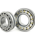 Heavy Duty Self Aligning Roller Bearing 22215 CAK W33 Single Pack, showing steel construction and spherical rollers.