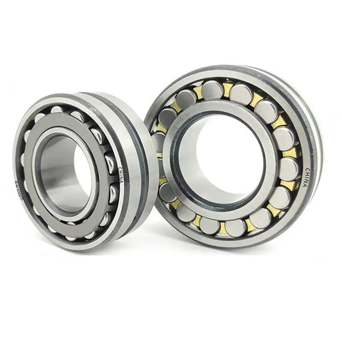 Heavy Duty Self Aligning Roller Bearing 22215 CAK W33 Single Pack, showing steel construction and spherical rollers.