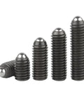 Top Shelf Hex Socket Spring Plunger Set Screw Precision Ball Grub Point Positioning Fastener Grade 12.9 Carbon Steel And 304 Stainless Built Tough No Wiggle Room Quick Install Kit in various sizes.