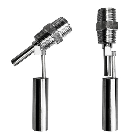 Stainless Steel Workhorse Liquid Level Sensor with 1/2 NPT Side Mount for Aquariums Tanks Hydroponics Pools DC 0-110V Float Switch