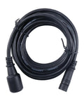 Tough As Nails 10 Ft Extension Cable With 8 Pin Connector For Fish Finders And Boat Electronics, coiled black cable.