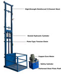 Heavy Duty Hydraulic Scissor Lift For Garage And Shop 440 Pound Steel Platform with sealed hydraulic cylinder and copper-core motor.