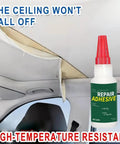 Heavy Duty Car Bumper Repair Adhesive And Quick Cure Auto Body Glue For Exterior Trim Sealing on car ceiling fabric.