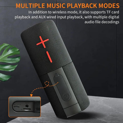 2 In 1 Magnetic Dual Splittable Bluetooth Speaker With IPX6 Waterproof Build And 20W Loud Stereo Sound, Bluetooth 5.3