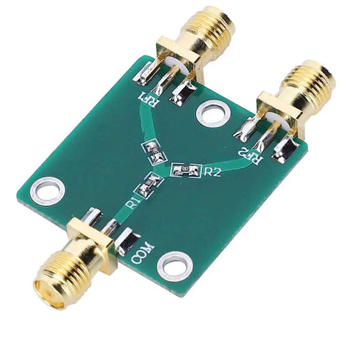 Solid State RF Two Way Power Splitter Module Built As A Real Deal Heavy Lifter For DC To 5Ghz Wideband Signal Splitting with SMA ports.