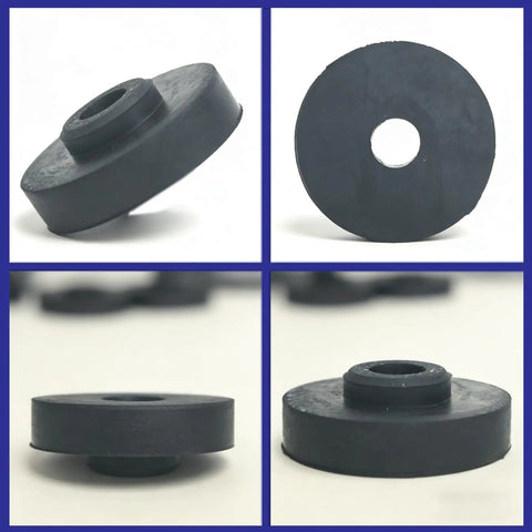Tough As Nails Natural Rubber Motor Mounts Kick Ass Vibrations From Compressors And Heavy Duty Equipment Easy Bolt Through Installation Boss Grade Damped Pads 8 Pack Dead Smooth Ride natural rubber mount from various angles.