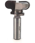 Drawer Pull Router Bit With Quarter Inch Radius And One And One Half Inch Large Diameter For Built In Recessed Finger Pulls