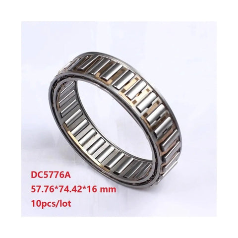 Premium DC5776A One Way Clutch Bearing Needle Roller Sprag Free Wheel Assembly 10 Pack 57 76 By 74 42 By 16 Mm showing detailed construction.